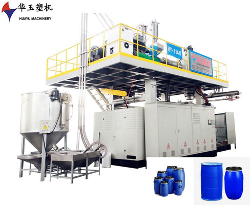 Drielaagse dubbele ring trommel blaasvormmachine voor grootschalige productie