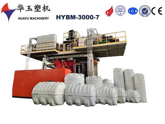 Huayu nieuw type 3000L-7layers plastic watertank blaasgietmachine
