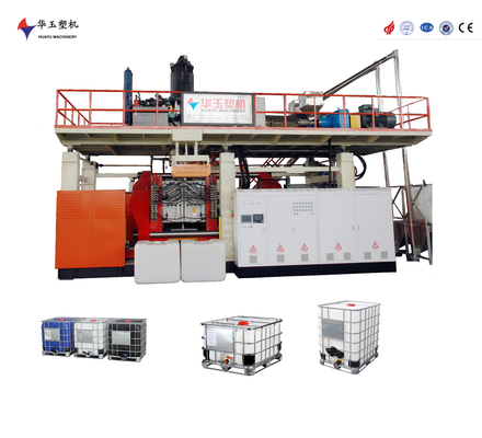 Huayu 1000L 1-laag IBC Blow Moulding Machine Automatische chemische verpakking Blow Moulding Machine voor HDPE plastic